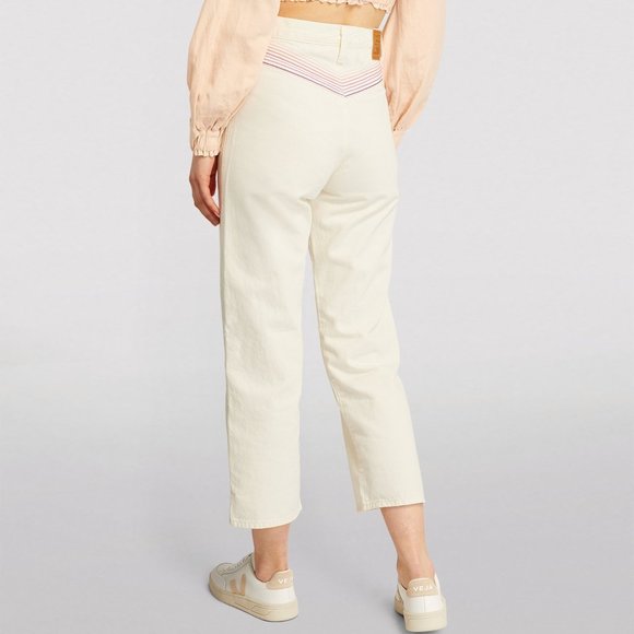 Levi’s Ribcage Straight Ankle Ecru Chasing Rainbows - Picture 4 of 16